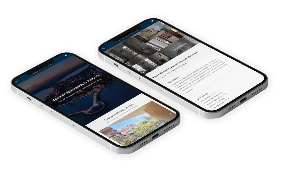 Pomorie - Mobile Mockup